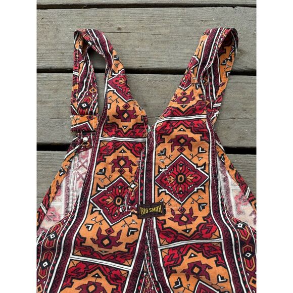Big Smith Overalls Womens 1960's 34x30 Vintage Aztec Pockets Relaxed Fit VTG - Picture 12 of 14
